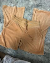 Aerie Orange Velvet Sweat Pants Photo 0