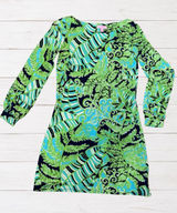 Lilly‎ Pulitzer Ritchie Dress Hot Hot Hot Silk Cotton Blend Tropical Print Small Photo 0