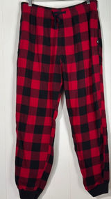 Hollister · Large · Sleep Jogger Pants · Flannel Buffalo Plaid · Red/Black Photo 0