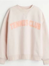 H&M "Tennis Club" Crewneck Sweatshirt XL Photo 0