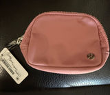 Lululemon Pink Belt Bag Everywhere Mini Pouch Key‎ Chain Coin Purse Photo 0