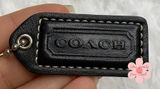 1.5" y2k COACH Fob Bag Charm Hang tag Hangtag Photo 0