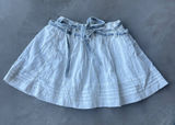Vintage Abercrombie & Fitch 100% cotton mini skirt with blue tie up detail - XS Photo 0