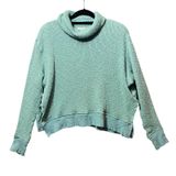 We The Free Tommy Turtleneck Textured Knit Sweater S Oversized‎ Boxy Slouch Photo 0