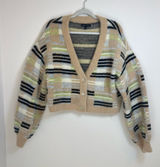 Kendall & Kylie Multicolor Striped Cardigan Photo 0