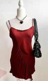 Intimately Free People Slip Dress Rust‎ Boho Bohemian Coquette Fairycore Size XS Photo 0