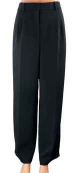 Aritzia Wilfred The Effortless High Rise Pleated Wide Leg Trouser Dress Pants S Photo 0