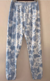 OFFLINE by Aerie Blue Tie-Dye Warmup Fleece Joggers High Waisted XS Long XSL Photo 0