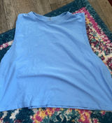 Beyond yoga Light Blue Sleeveless Crop Tank Top - Women Photo 0
