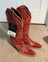 Red cowgirl boots Size 8.5 Photo 0