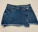 Zara Wrap Jean Skirt Photo 0