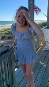 Vestique Ruched Puff Sleeve Dress Photo 0