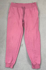 Reebok Joggers Women XL Pink Lounge Athletic Sportswear Pull On Drawstring Photo 0