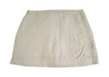 Glassons Skirt Womens 8 Size White Mini Wrap Euro Flax Linen Viscose #EE2-2‎ Photo 0