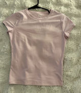 Hollister Bright Pink Basic Baby tee! Photo 0