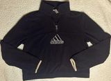Adidas Black Quarter-Zip Pullover Photo 0