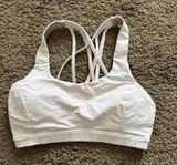 White Sports Bra Photo 0