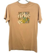 Nike Women's Size XL Brown Floral Graphic Tee Crewneck‎ Athleisure Sporty Casual Photo 0