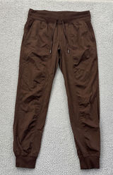 Lululemon Dance Studio Mid Rise Jogger Pants Lava Cake Brown Women's 10 x 28 Photo 0