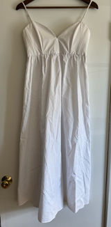 Zara White Midi Dress Photo 0