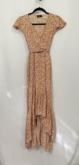Vici Kissed By The Sun High Low Pocketed Tie Maxi Sz Medium Dress Photo 0