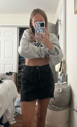Free People Denim Skirt Black We The Free Photo 0