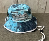 Lucky 7 Tennessee Great Smoky Mountains Tie Dye Bucket Hat sz S/M Adj Chin Strap Photo 0