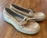 SPERRY Topsider Cork Gold Boat Shoes Size 8 Women’s EUC! #85 Photo 0