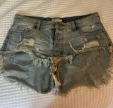 One Teaspoon Denim Shorts Rollers Photo 0