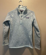 Patagonia Better Sweater 1/4 Zip Fleece Pullover Blue Heather Women's XS Photo 0