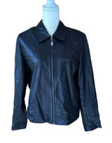 Isaac Mizrahi for Target leather jacket, size XL, outdoors, preppy, fall, dressy Photo 0