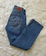 Levi’s 501 Curve Women’s Blue Denim Straight Jeans Size 26 Photo 0
