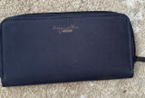 Moschino Cheap and Chic Wallet Womens Size OS Black Zip Around Nylon Designer Photo 0