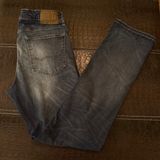 American Eagle Jeans Mens 34x34 Slim Straight Next Level Flex Med Wash Denim Photo 0
