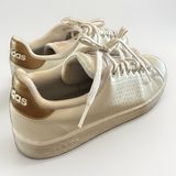 Adidas Stan Smith Advantage Cloudfoam Sneakers White/Bronze Low Top 8.5 Retro Photo 0