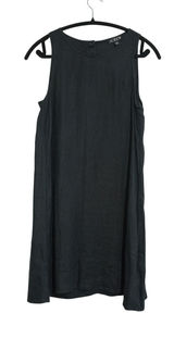 J. Crew Women's‎ Size Small Black 100% Linen Sleeveless Shift Dress Minimalist Photo 0