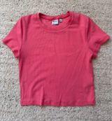 TNA Aritzia Pink Shirt Ribbed Photo 0