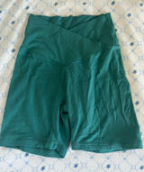Aerie Offline Crossover Green Biker Shorts s Photo 0