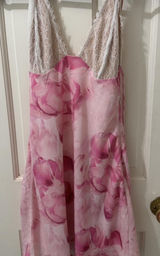 White fox genesis floral mini dress in pink meadows Photo 0