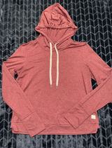 Vuori Women's Halo Essential Hoodie Red DreamKnit Pullover Lightweight Sz Xs Photo 0