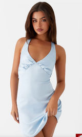 Peppermayo Mini Dress Blue Photo 0