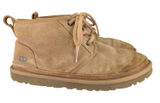 UGG Neumel Chukka Boots Tan Suede Shearling Lined Lace Up Women 7 3236 Photo 0