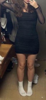 Black Long Sleeve Dress Photo 0