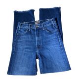 Mother The Hustler Ankle Fray‎ Jeans Home Movies High Rise Bootcut 23 1117-686 Photo 0
