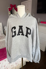 Leather Logo Hoodie Photo 0