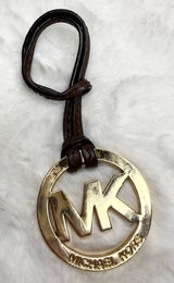 Michael Kors Brown key fob bag charm Photo 0