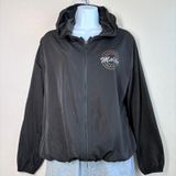 Brandy Melville Malibu California Lightweight Zip Up Hooded Jacket‎ Fits Med/Lg Photo 0