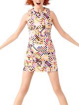 Kate Spade Saturday Colorful Sleeveless Cutout Whimsical Dress 4 Photo 0