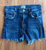 Agolde Women's 28 Shorts Blue‎ Denim Stretch Cutoff Distressed 2" Inseam Photo 0