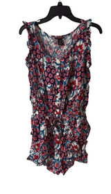 Joe Benbasset Blue and red floral romper‎ Women's Large Photo 0